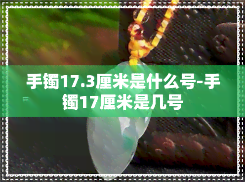 手镯17.3厘米是什么号-手镯17厘米是几号