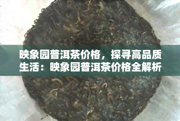 映象园普洱茶价格，探寻高品质生活：映象园普洱茶价格全解析