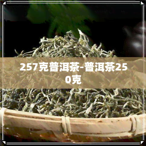 257克普洱茶-普洱茶250克