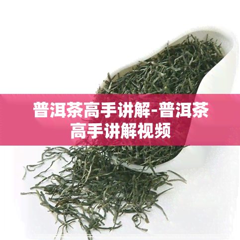 普洱茶高手讲解-普洱茶高手讲解视频