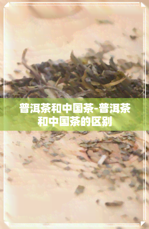 普洱茶和中国茶-普洱茶和中国茶的区别