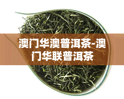 华澳普洱茶-华联普洱茶