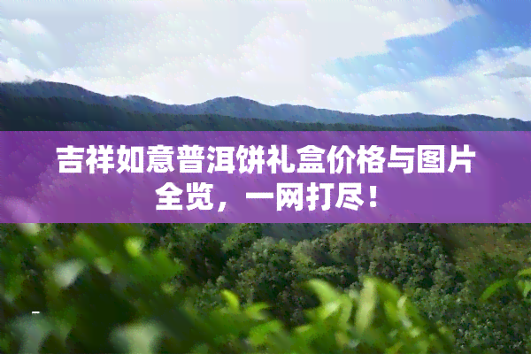 吉祥如意普洱饼礼盒价格与图片全览，一网打尽！