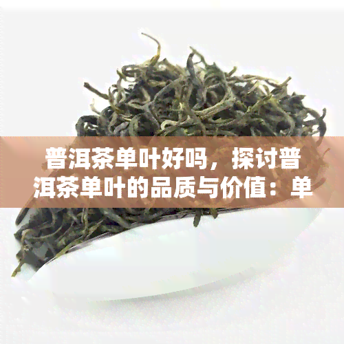 普洱茶单叶好吗，探讨普洱茶单叶的品质与价值：单叶普洱茶是否值得尝试？