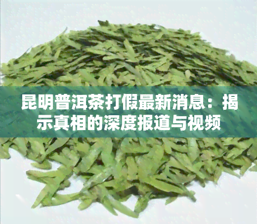 昆明普洱茶打假最新消息：揭示真相的深度报道与视频