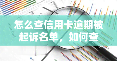 怎么查信用卡逾期被起诉名单，如何查询信用卡逾期被起诉的黑名单？