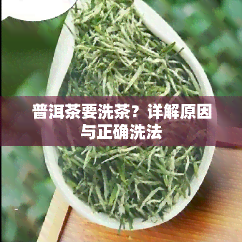 普洱茶要洗茶？详解原因与正确洗法