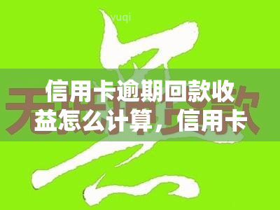 信用卡逾期回款收益怎么计算，信用卡逾期回款收益：计算方法与注意事