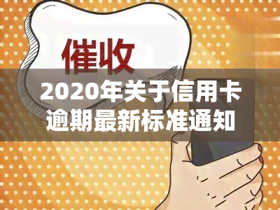 2020年关于信用卡逾期最新标准通知：全面解读与规定