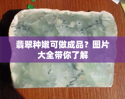 翡翠种嫩可做成品？图片大全带你了解