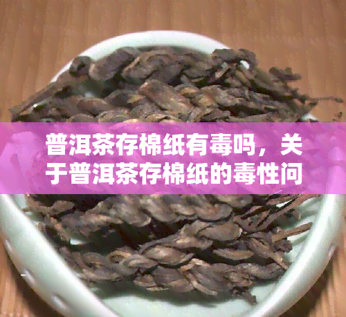 普洱茶存棉纸有吗，关于普洱茶存棉纸的性问题，你需要知道什么？