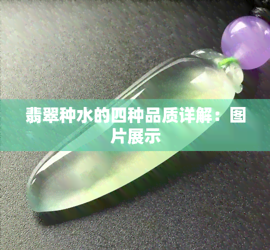 翡翠种水的四种品质详解：图片展示