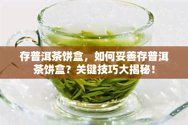 存普洱茶饼盒，如何妥善存普洱茶饼盒？关键技巧大揭秘！