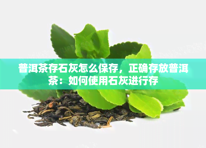 普洱茶存石灰怎么保存，正确存放普洱茶：如何使用石灰进行存