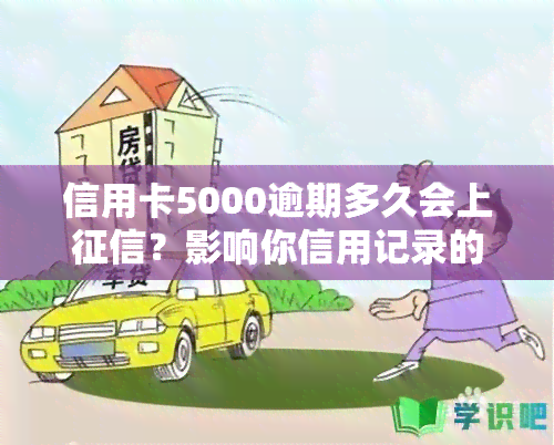 信用卡5000逾期多久会上？影响你信用记录的关键时间点