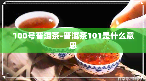 100号普洱茶-普洱茶101是什么意思