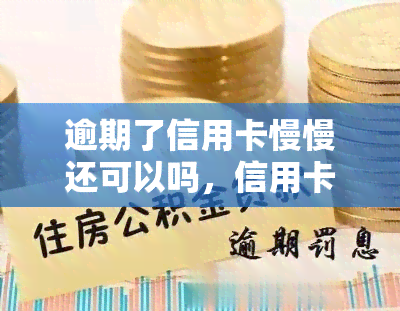 逾期了信用卡慢慢还可以吗，信用卡逾期后，能否慢慢还清？