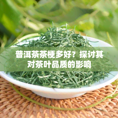 普洱茶茶梗多好？探讨其对茶叶品质的影响