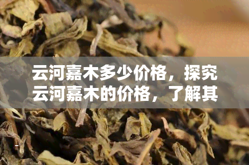 云河嘉木多少价格，探究云河嘉木的价格，了解其市场价值