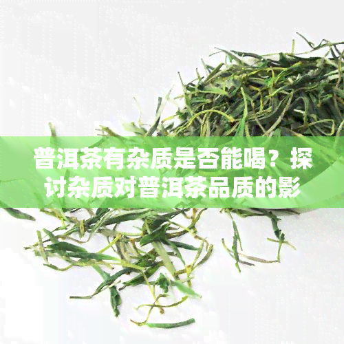 普洱茶有杂质是否能喝？探讨杂质对普洱茶品质的影响