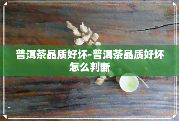 普洱茶品质好坏-普洱茶品质好坏怎么判断