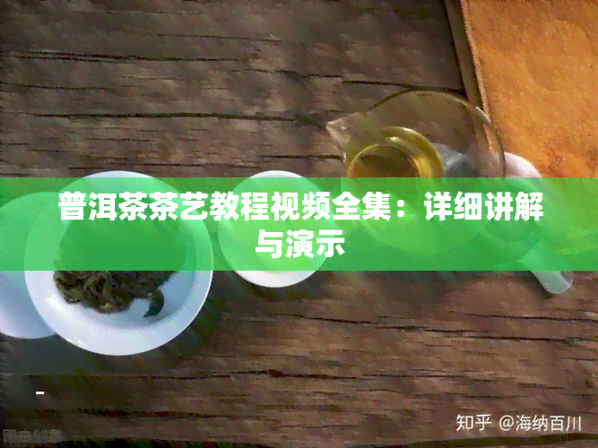 普洱茶茶艺教程视频全集：详细讲解与演示