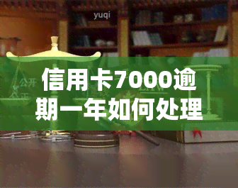 信用卡7000逾期一年如何处理？逾期一个月罚息多少？