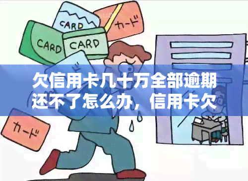 欠信用卡几十万全部逾期还不了怎么办，信用卡欠款数十万，全部逾期无法偿还，该如何应对？