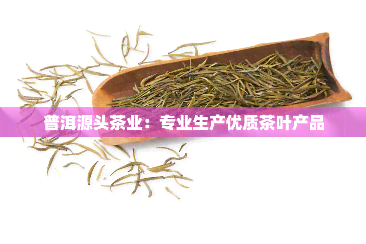 普洱源头茶业：专业生产优质茶叶产品