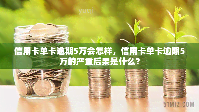 信用卡单卡逾期5万会怎样，信用卡单卡逾期5万的严重后果是什么？