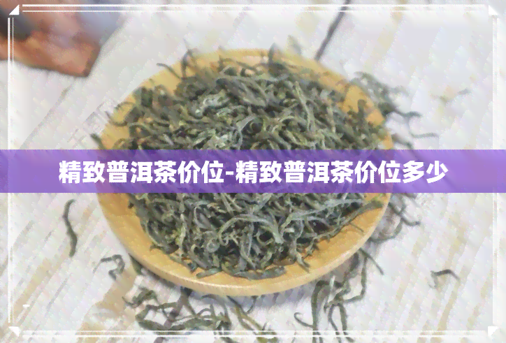 精致普洱茶价位-精致普洱茶价位多少