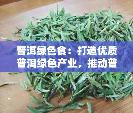 普洱绿色食：打造优质普洱绿色产业，推动普洱市绿色食品发展中心建设