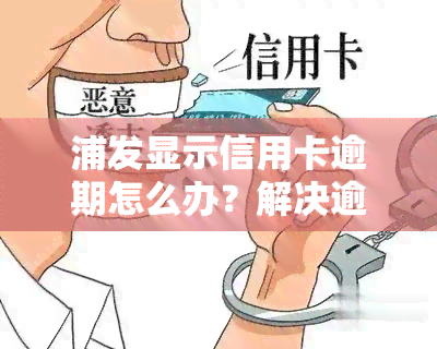 浦发显示信用卡逾期怎么办？解决逾期问题的步骤与方法