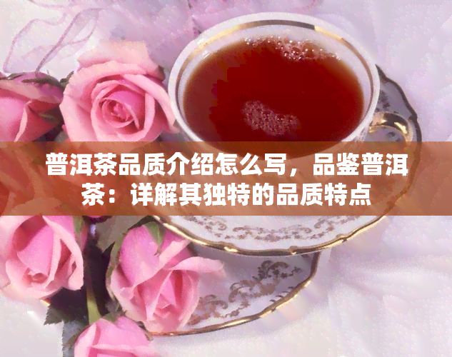 普洱茶品质介绍怎么写，品鉴普洱茶：详解其独特的品质特点