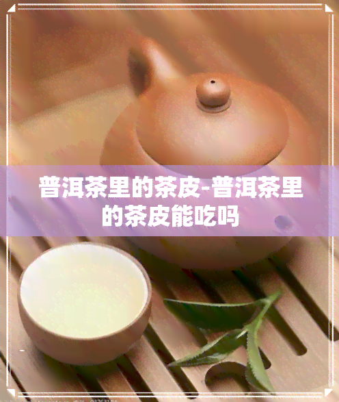 普洱茶里的茶皮-普洱茶里的茶皮能吃吗