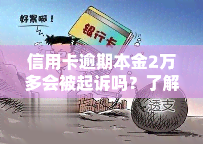 信用卡逾期本金2万多会被起诉吗？了解风险及解决办法