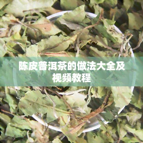 陈皮普洱茶的做法大全及视频教程