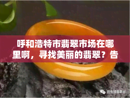 呼和浩特市翡翠市场在哪里啊，寻找美丽的翡翠？告诉你呼和浩特市翡翠市场的地址！