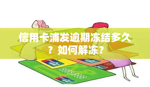 信用卡浦发逾期冻结多久？如何解冻？