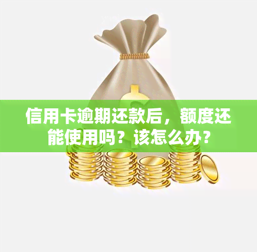 信用卡逾期还款后，额度还能使用吗？该怎么办？