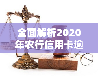 全面解析2020年农行信用卡逾期新法规