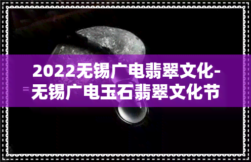 2022无锡广电翡翠文化-无锡广电玉石翡翠文化节