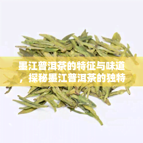 墨江普洱茶的特征与味道，探秘墨江普洱茶的独特特征和滋味