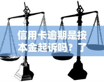 信用卡逾期是按本金起诉吗？了解相关法律规定及处理方法