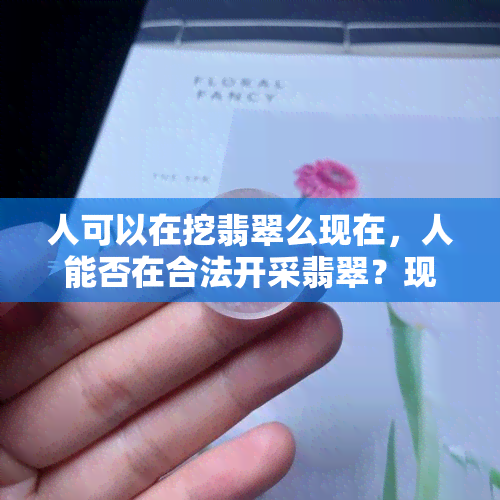 人可以在挖翡翠么现在，人能否在合法开采翡翠？现状如何？