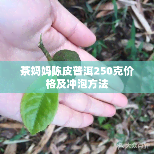 茶妈妈陈皮普洱250克价格及冲泡方法