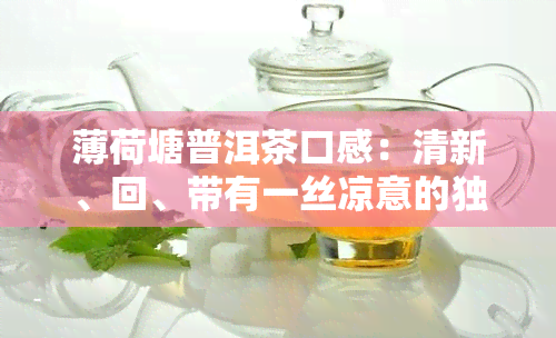 薄荷塘普洱茶口感：清新、回、带有一丝凉意的独特特点及详细描述