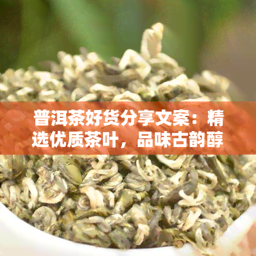 普洱茶好货分享文案：精选优质茶叶，品味古韵醇香