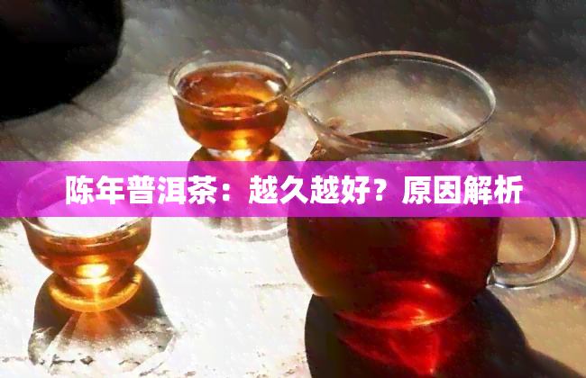 陈年普洱茶：越久越好？原因解析