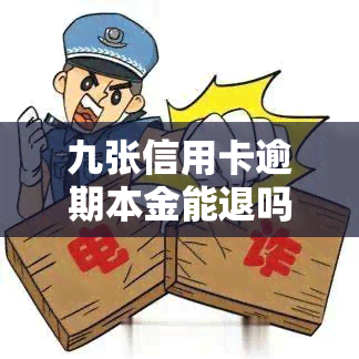 九张信用卡逾期本金能退吗？如何申请退款？